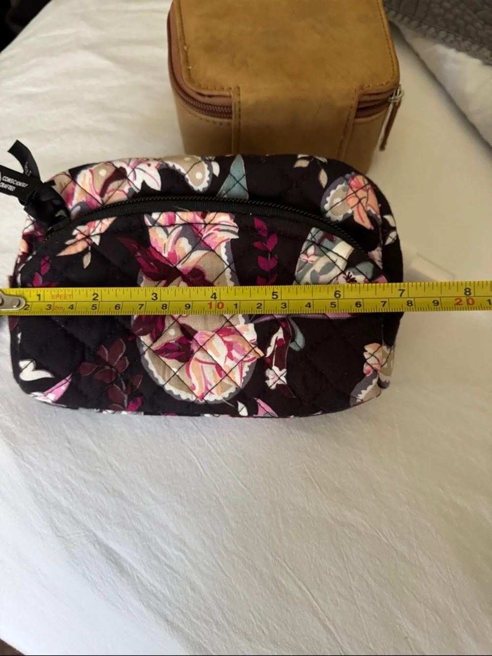 Vera Bradley Women's Cotton Medium Cosmetic Makeup Organizer Bag